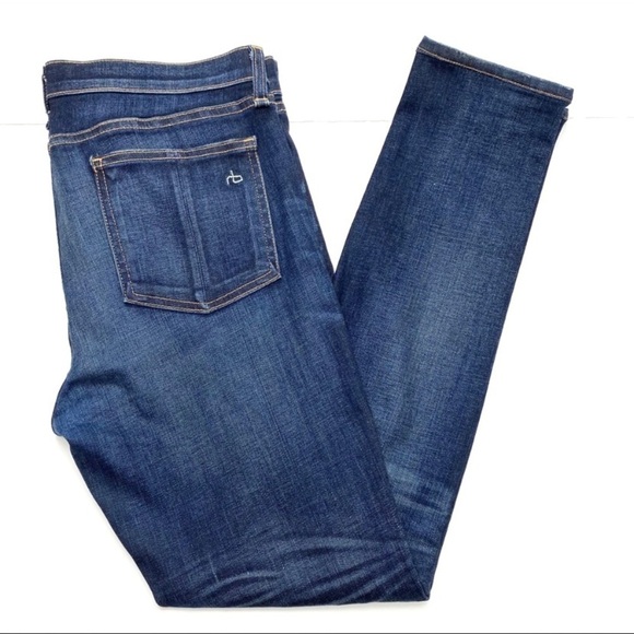 Rag and Bone Skinny Ripped Knees Distressed Jeans in Couleur W1502K520 - Picture 8 of 8